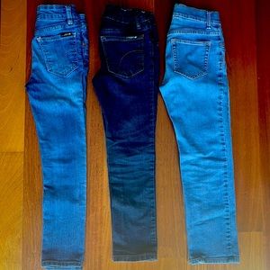 Lot of 3 pairs Boys Denim. Size 7 Elastic Waist Joe’s and Gap.